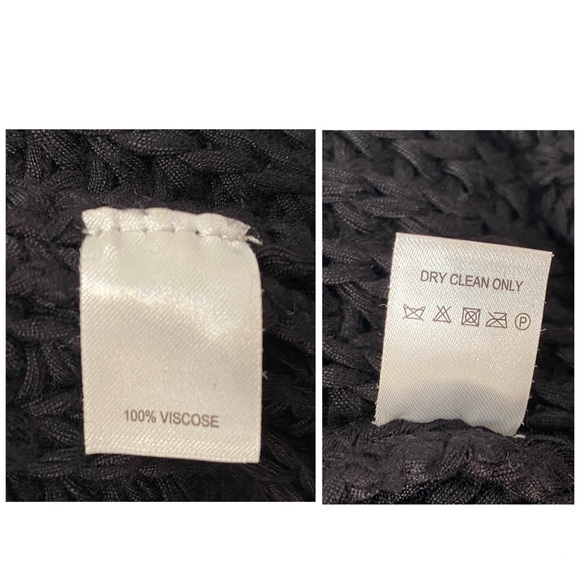 Nasty Gal Women's Black Crochet Tank Top Cropped High neck Viscose Size Small - Picture 6 of 6